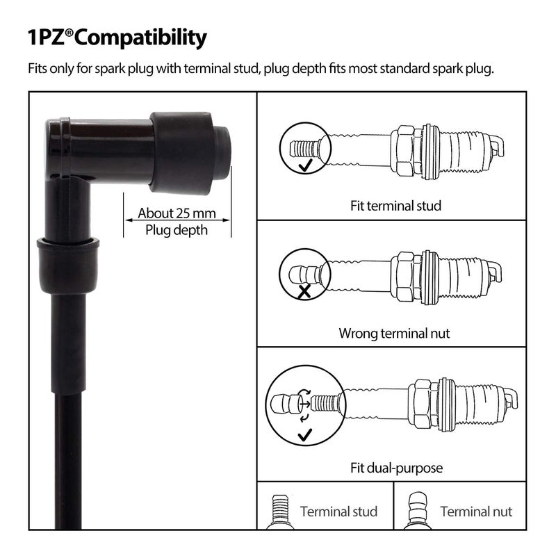 1PZ IC3-001 Ignition Coil Replacement for Honda TRX-300 FourTrax 1988 1989 1990 1991 1992 1993 1994 1995 1996 1997 1998 1999 2000 - Image 4